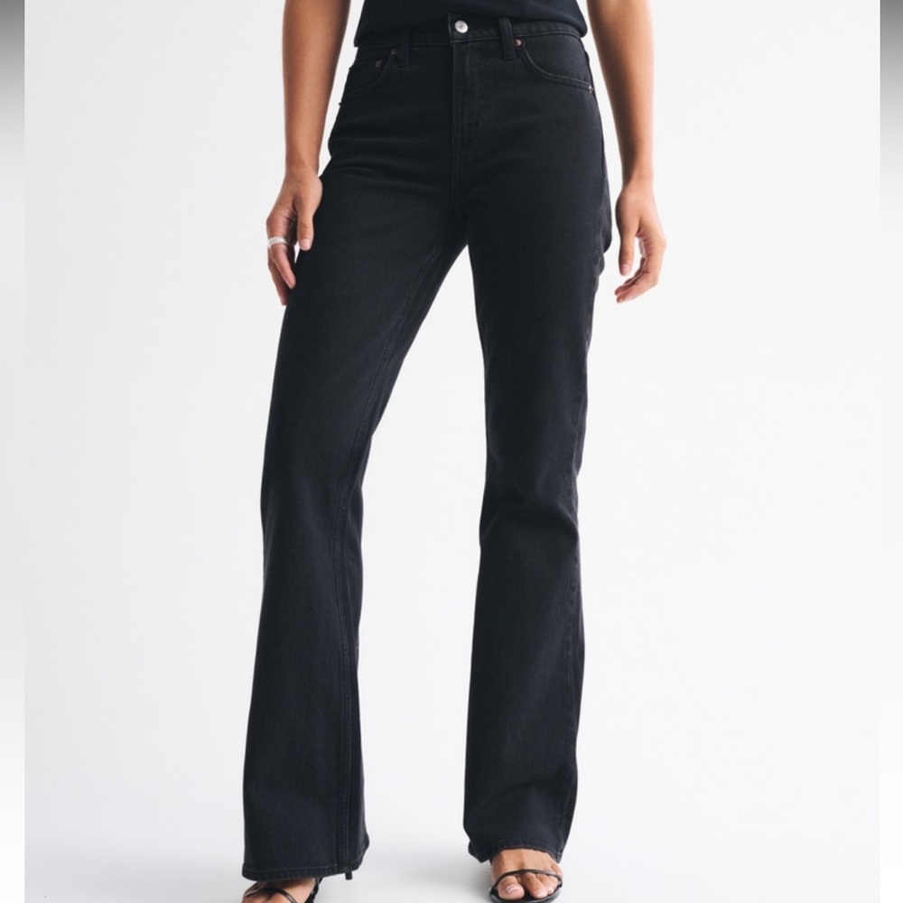 Abercrombie & Fitch Black Flare Jeans